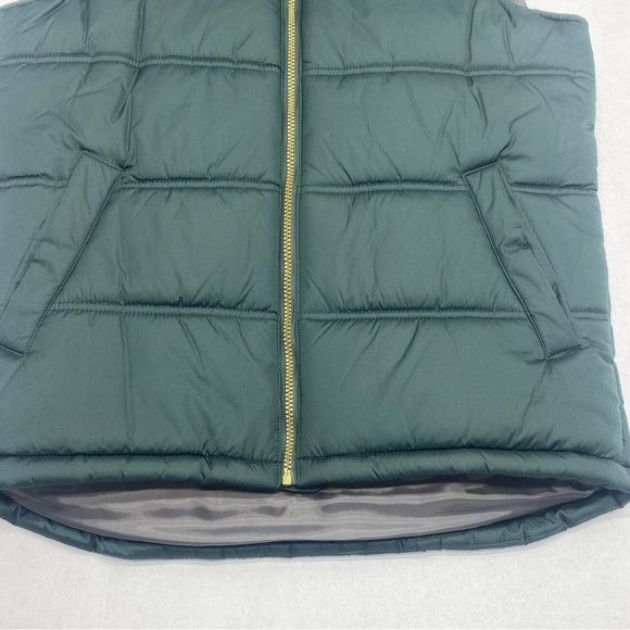 PUFFER VEST MENS MEDIUM GREEN WEATHERPROOF VINTAGE - Picture 10 of 10